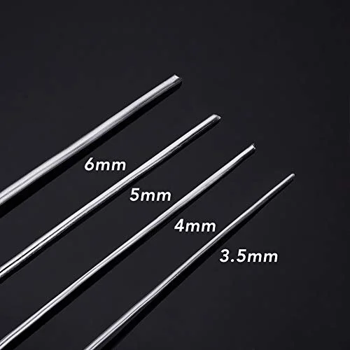 BENECREAT 3 Gauge(6mm) Silver Aluminum Wire 23 Feet Bendable Metal Sculpting Wire for Bonsai Trees, Floral, Skeleton Making, Home Decors and Other Arts Crafts Making — view 5