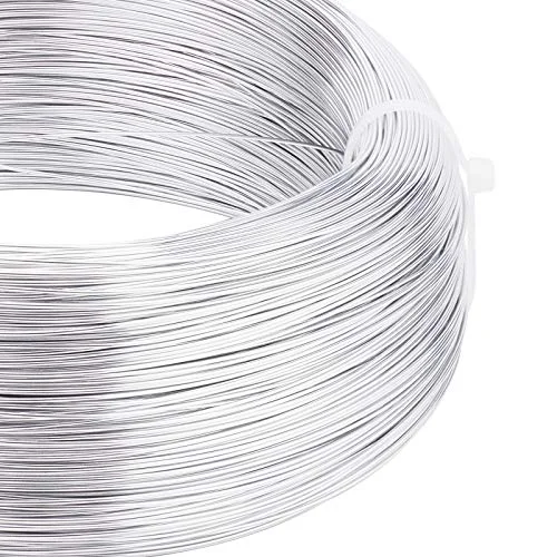Silver Aluminum Wire — 22 gauge 918ft jewelry beading